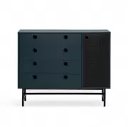 Komoda Punto 97 cm ciemnoniebieska Teulat