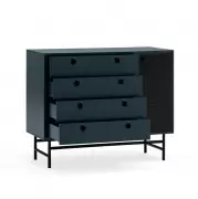 Komoda Punto 97 cm ciemnoniebieska Teulat