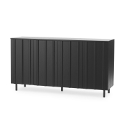 Komoda Rib 159 cm czarna Normann Copenhagen