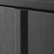 Komoda Rib 159 cm czarna Normann Copenhagen