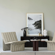 Komoda Rib Low hybrid czarna Normann Copenhagen