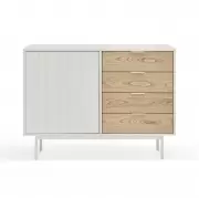 Komoda Sierra 108 cm biała Teulat