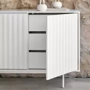 Komoda Sierra 211 cm biała Teulat