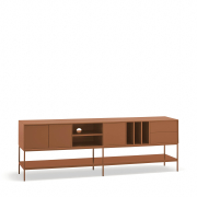 Komoda TV Platt 220 cm ceglasata Teulat