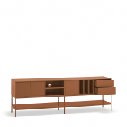 Komoda TV Platt 220 cm ceglasata Teulat