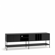 Komoda TV Platt 220 cm czarna Teulat