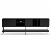 Komoda TV Platt 220 cm czarna Teulat