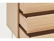 Komoda Yoko 128 cm kremowa Teulat