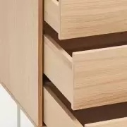 Komoda Yoko 128 cm kremowa Teulat