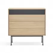Komoda Yoko 90 cm antracytowa Teulat