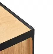 Komoda tv Arista czarna Teulat