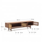 Komoda tv Elan kave home