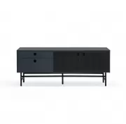 Komoda tv Punto 140 cm ciemnoniebieska Teulat