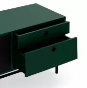 Komoda tv Punto 180 cm ciemnozielona Teulat