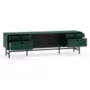 Komoda tv Punto 180 cm ciemnozielona Teulat
