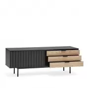 Komoda tv Sierra 140 cm czarna Teulat