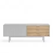 Komoda tv Sierra 140 cm jasnoszara Teulat