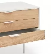 Komoda tv Sierra 180 cm biała Teulat