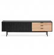 Komoda tv Sierra 180 cm czarna Teulat