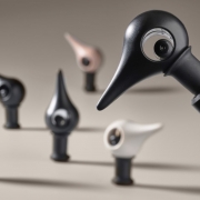 Korek do wina Bird Rocks srebrny Zone Denmark