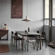 Krzesło Betty TK1 Black-Natural Andtradition