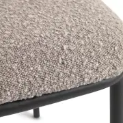 Krzesło Ciselia jasnoszare kave home
