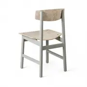 Krzesło Conscious Wood Waste Grey Mater