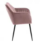 Krzesło Emilia zakurzony róż Actona Company