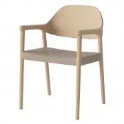 Krzesło Mebla dąb bielony beżowe siedzisko Bolia