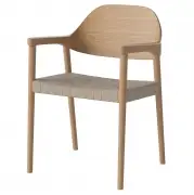 Krzesło Mebla Dąb Olejowany Beżowe Siedzisko Bolia