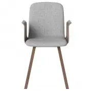 Krzesło Palm orzech London, Light Grey Bolia