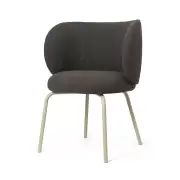 Krzesło Rico ciemnoszare kaszmirowa podstawa Ferm Living