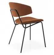 Krzesło Sophia CS1890 Bergen Terracotta Calligaris