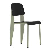 Krzesło Standard SP czarne siedzisko - podstawa szara Vitra