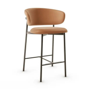 Krzesło barowe Oleandro cognac Calligaris