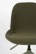 Krzesło biurowe Albert Kuip zielone Zuiver