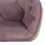 Krzesło biurowe Brooke zakurzony róż Actona Company