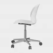Krzesło biurowe N02-30 złamana biel Fritz Hansen