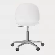 Krzesło biurowe N02-30 złamana biel Fritz Hansen