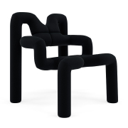 Krzesło ergonomiczne Ekstrem czarne Gentle 193 Black Varier