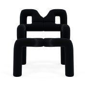 Krzesło ergonomiczne Ekstrem czarne Gentle 193 Black Varier