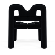 Krzesło ergonomiczne Ekstrem czarne Gentle 193 Black Varier