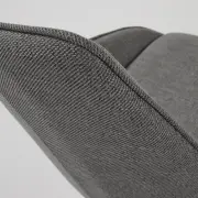 Krzesło obrotowe Haston ciemnoszare kave home