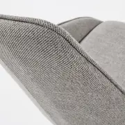 Krzesło obrotowe Haston jasnoszare kave home