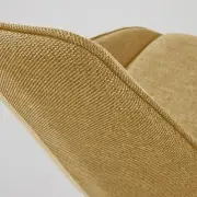 Krzesło obrotowe Haston musztardowe kave home