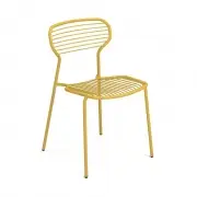 Krzesło Ogrodowe Apero Żółte Emu