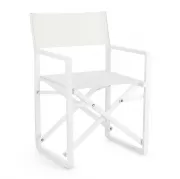 Krzesło ogrodowe konnor białe Bizzotto