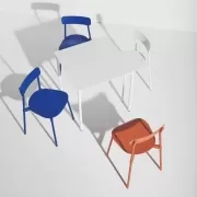Krzesło ogrodowe Fromme białe Petite Friture