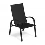 Krzesło Ogrodowe Holly Lounge Czarny Emu