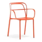 Krzesło ogrodowe Intrigo 3715 pomarańczowe Pedrali